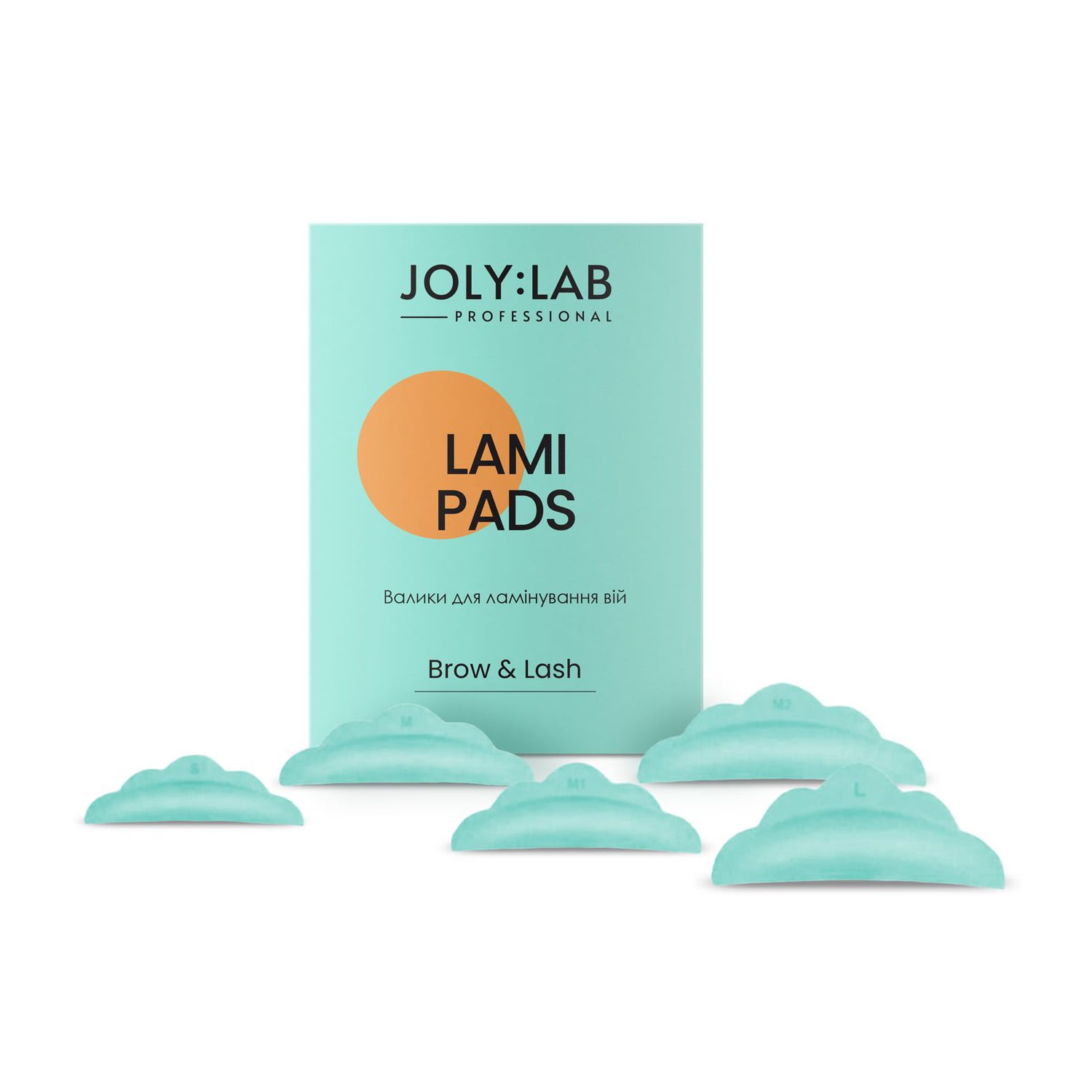 Набір валиків для ламінування вій Joly:Lab Brow &amp; Lash Lami Pads 5 розмірів, 5 пар