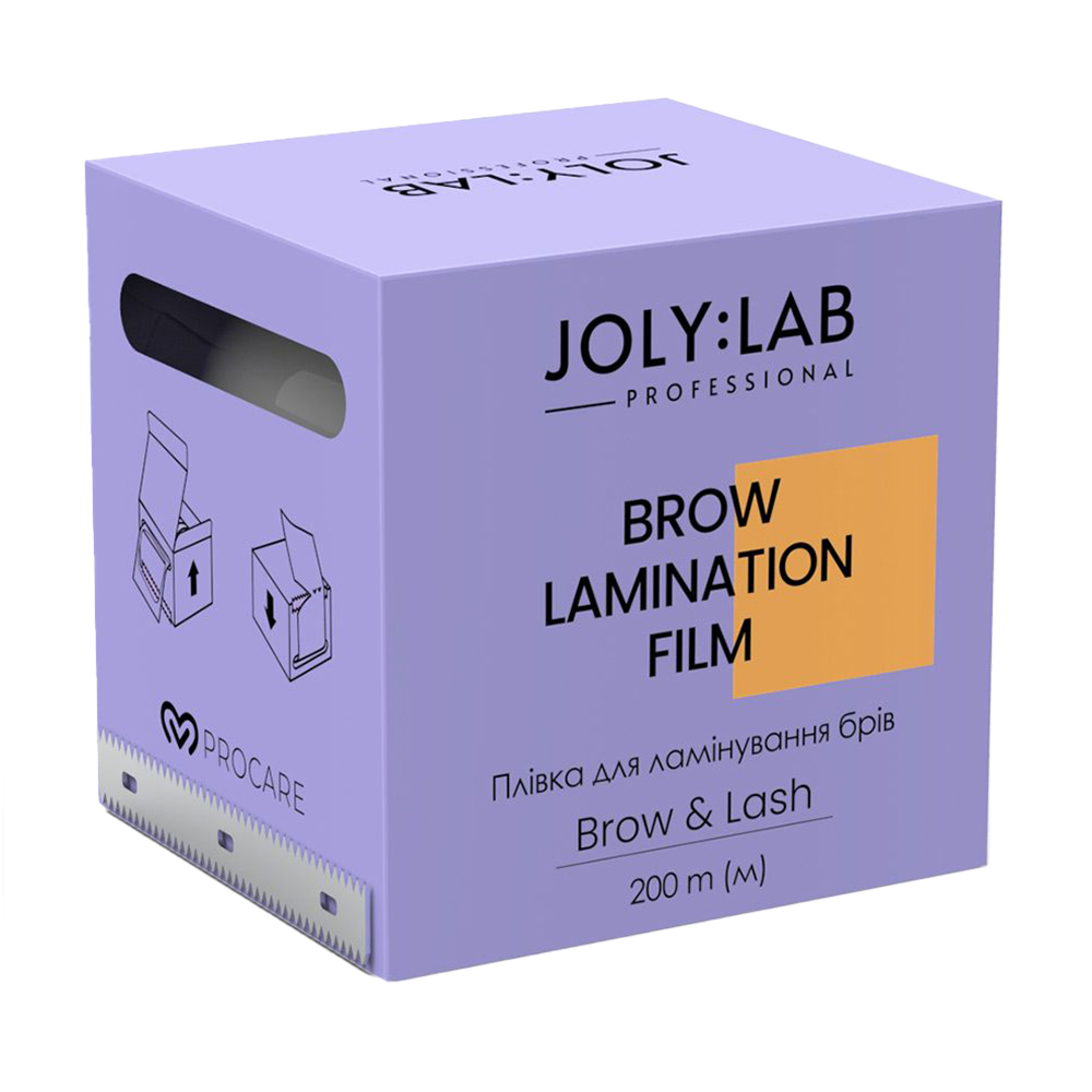 Плівка для ламінування брів Joly:Lab Brow &amp; Lash Brow Lamination Film, 200 м
